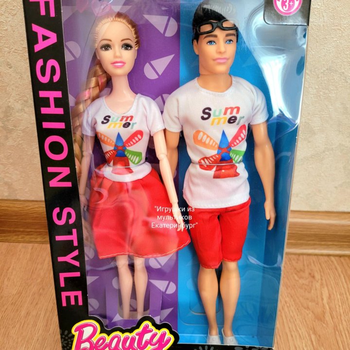 Куклы в стиле Барби и Кен