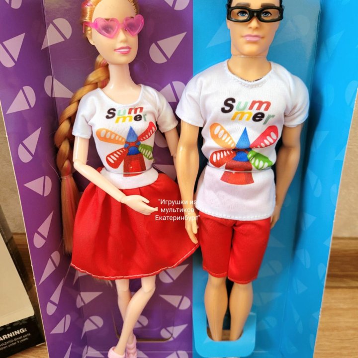 Куклы в стиле Барби и Кен