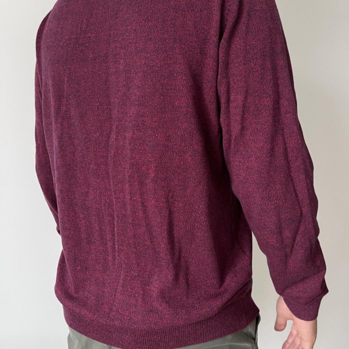 Джемпер бордовый