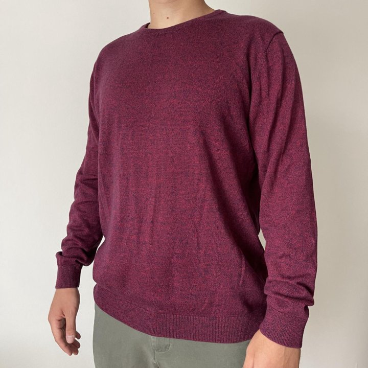 Джемпер бордовый