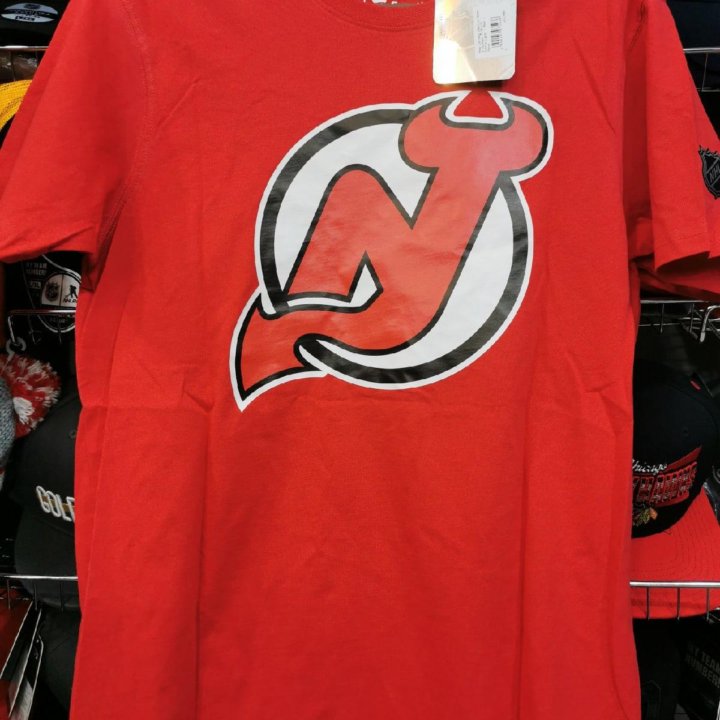 Футболка NHL New Jersey Devils красная оригинал.