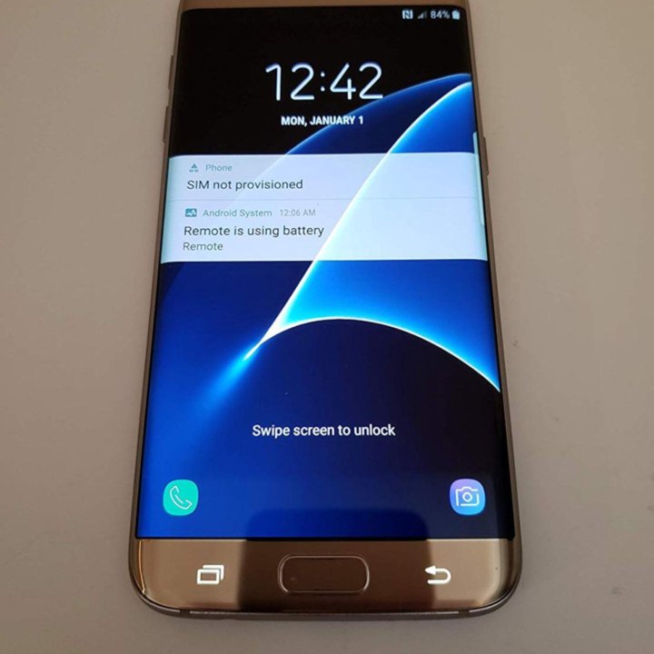 Новый Samsung Galaxy S 7 edge , gold