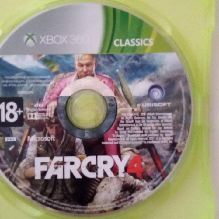 Диск на XBOX 360 Far Cry 4