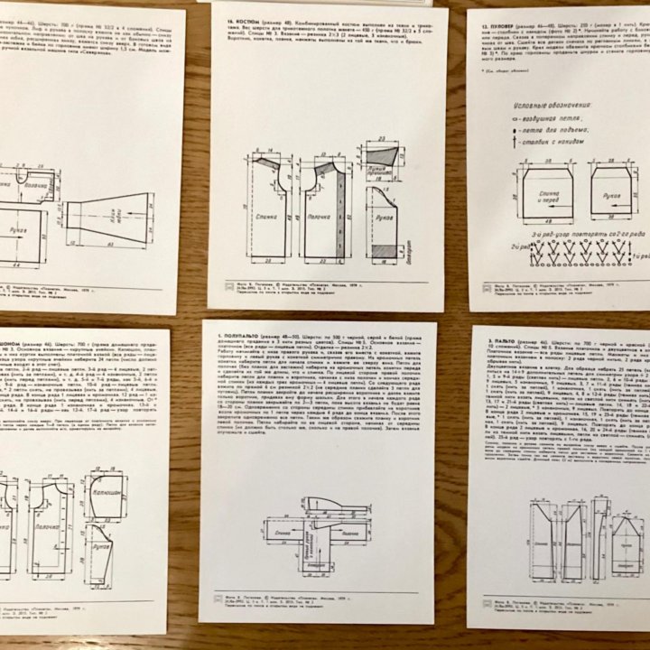 Мода вязание для всех (15 открыток) 1979