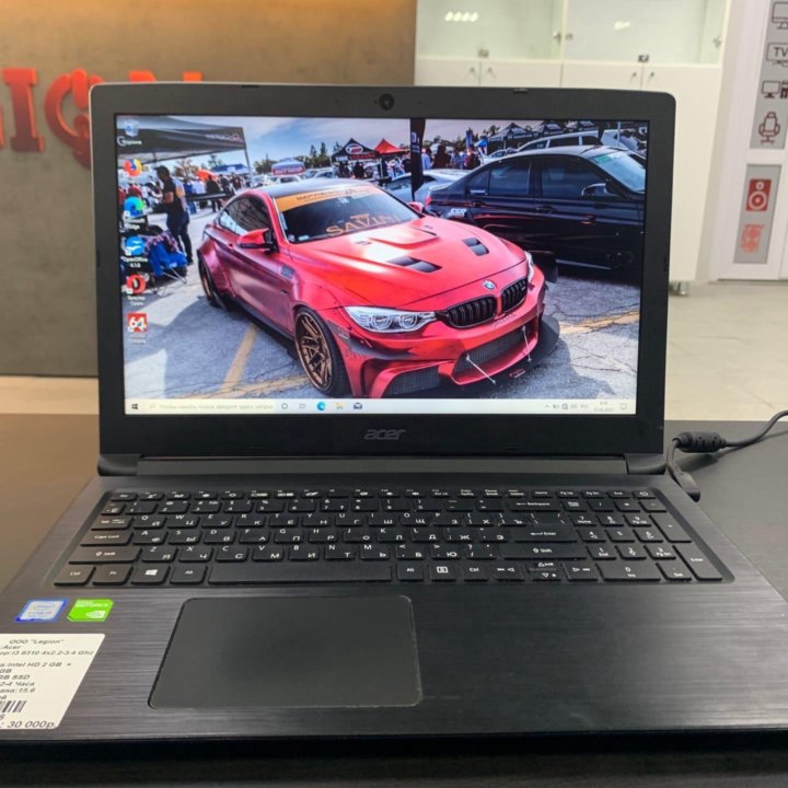 Игровой Асер I3 8130 GT MX130 128 GB SSD 15.6