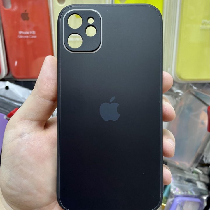 Матовые стеклянные чехлы для iPhone 11/12/12pro