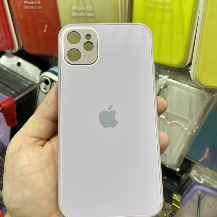 Матовые стеклянные чехлы для iPhone 11/12/12pro