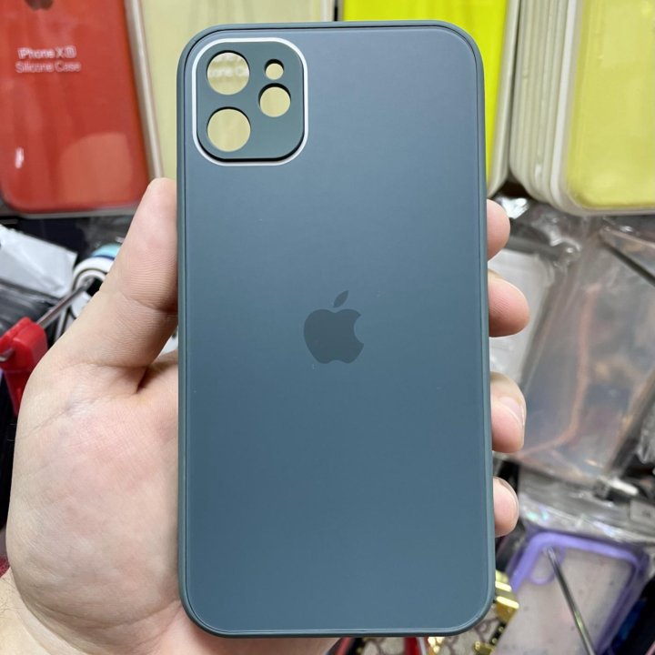 Матовые стеклянные чехлы для iPhone 11/12/12pro