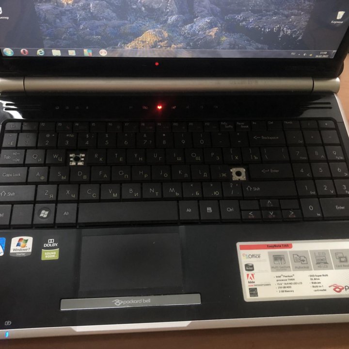 Ноутбук packard bell MS2273