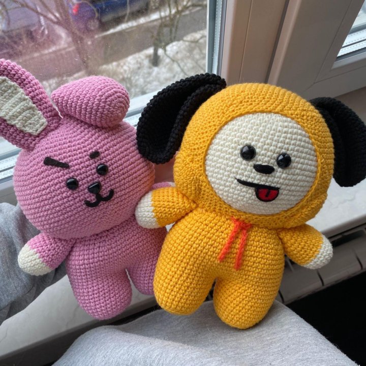 Вязаные игрушки BTS BT21 Chimmy Cooky