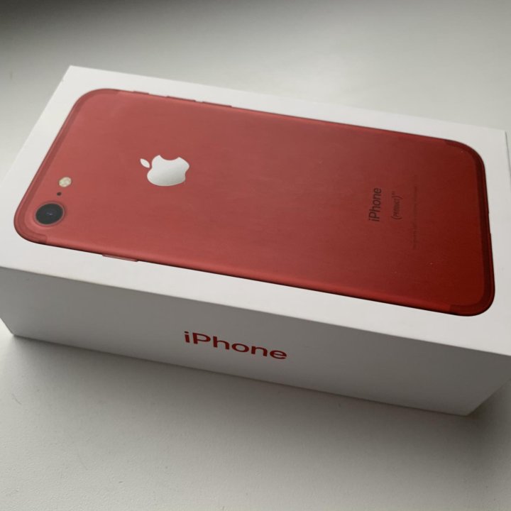 Коробка от iPhone 7 RED