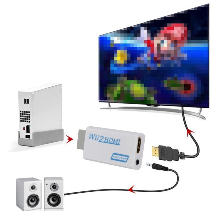 Переходник wii для подключения через hdmi