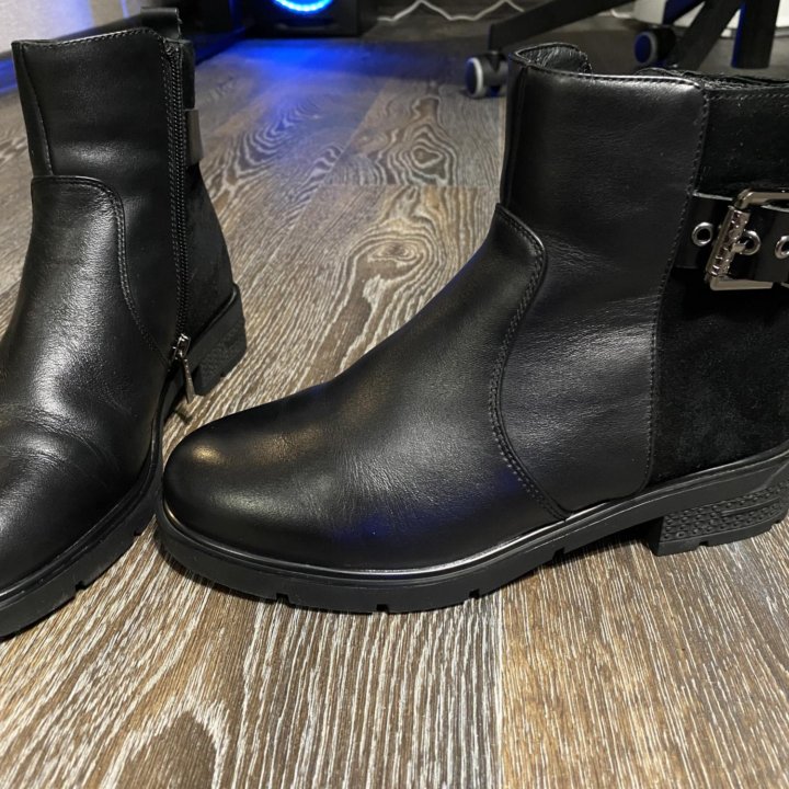 Полуботинки кожаные