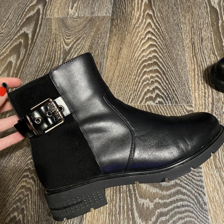 Полуботинки кожаные