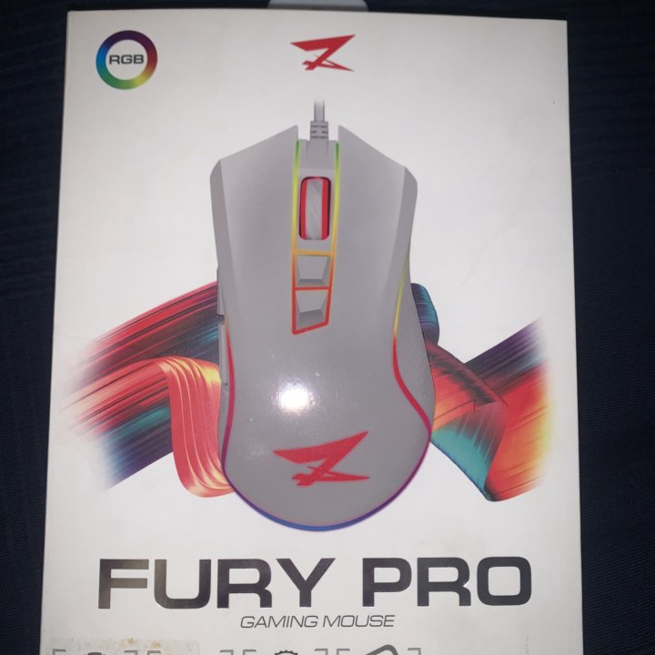 Игровая мышь Zet Fury Pro белая