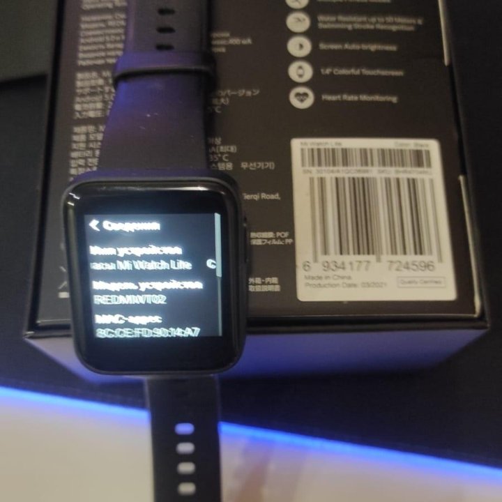 Часы Xiaomi mi watch lite