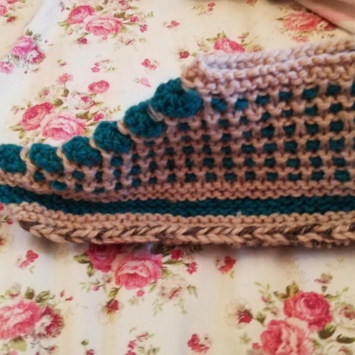 Тапочки вязаные