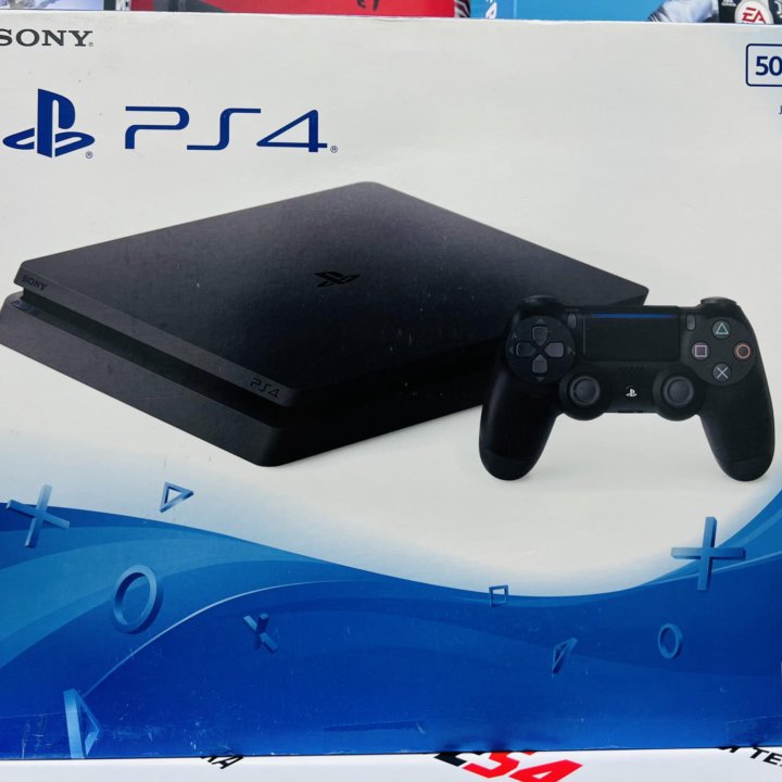 PS4 Slim 1TB / 500GB - Новые, Б/У - Гарантия