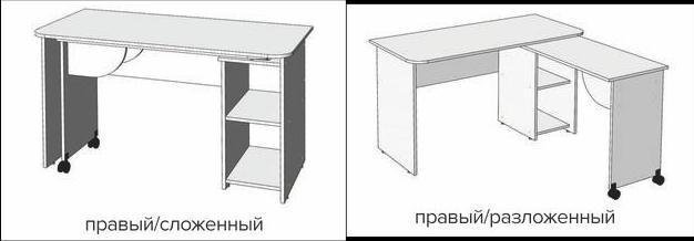 Универсальный письменный стол 