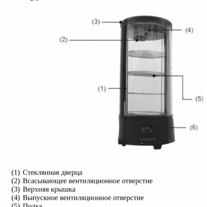 Витрина кондитерская Cooleq CW-72