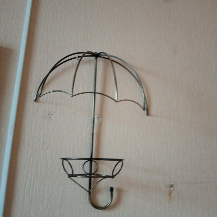 Подвесная подставка в виде зонтика для цветов