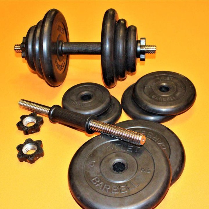 ????️ Гантели по 20 кг MB Barbell - 2шт D25 26мм