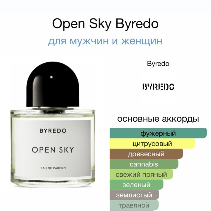 Byredo Open SkyЛюкс