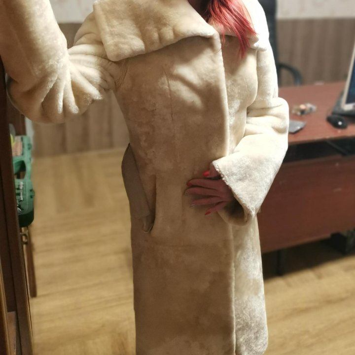 Мутоновая шуба Elena Furs