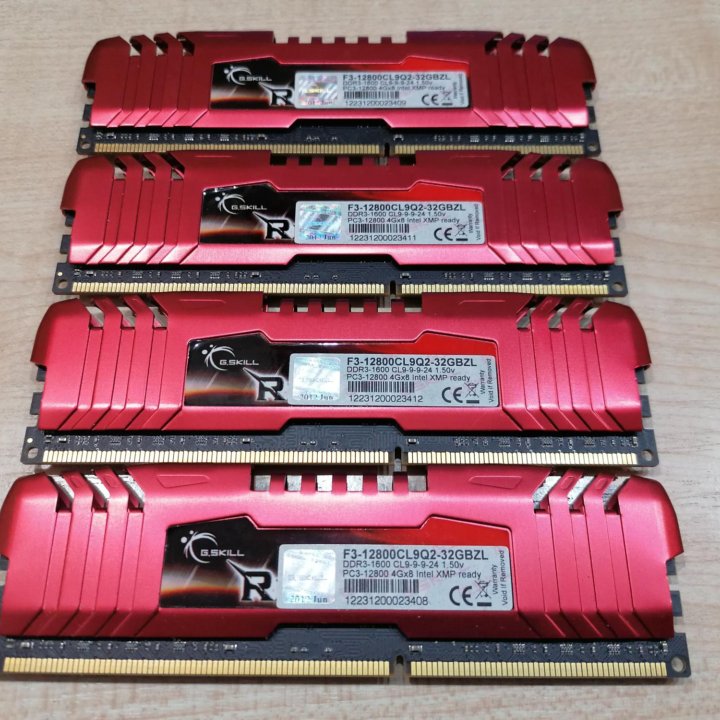 G.Skill Ripjaws 16GB(4x4GB DDR3 PC3-12800 1600 MHz