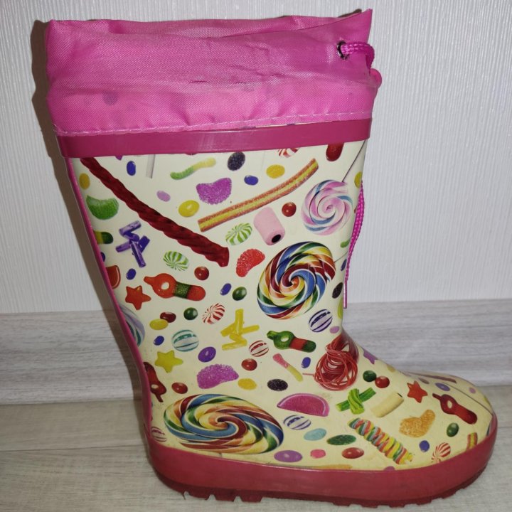 Сапоги резиновые для девочки