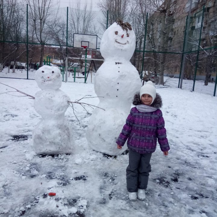 Зимний костюм на девочку