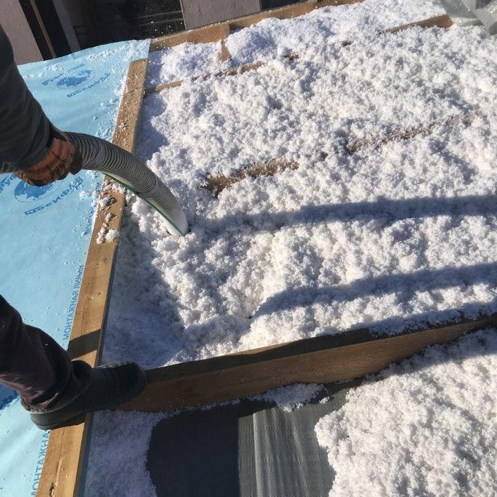 Эковата утепление Домов