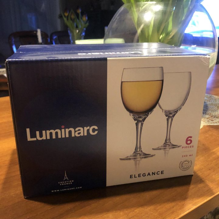 Набор новых бокалов 6 шт. Luminarc