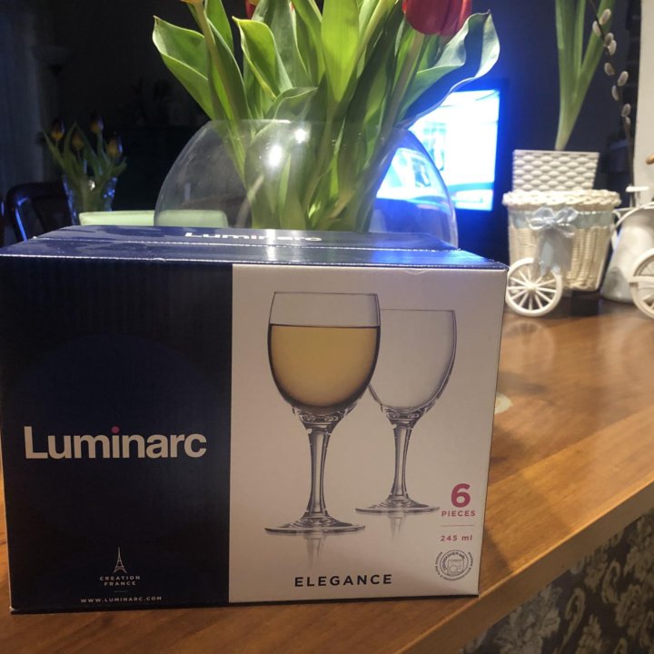 Набор новых бокалов 6 шт. Luminarc