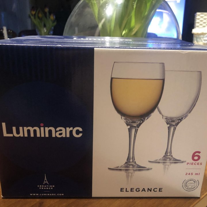 Набор новых бокалов 6 шт. Luminarc