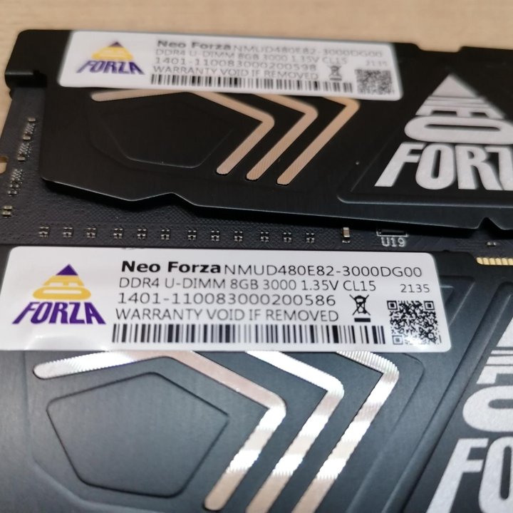 Neo Forza 16GB(2x8GB) DDR4 PC4-24000 3000 MHz