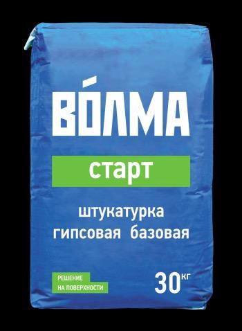 Гипсовая базовая штукатурка Волма Старт 30 кг