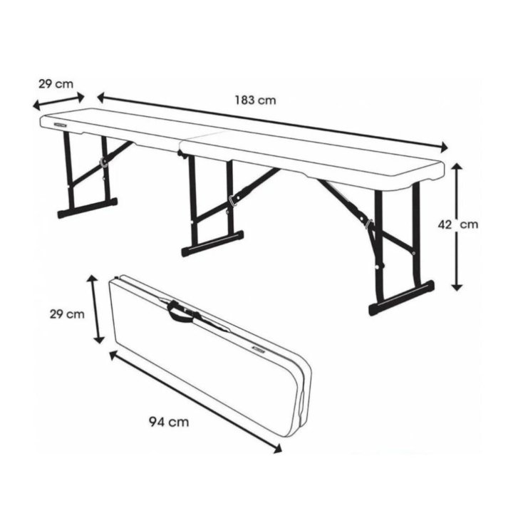 Лавка складная