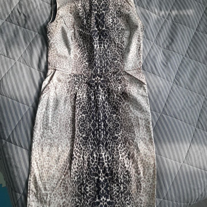 Платье леопардовое