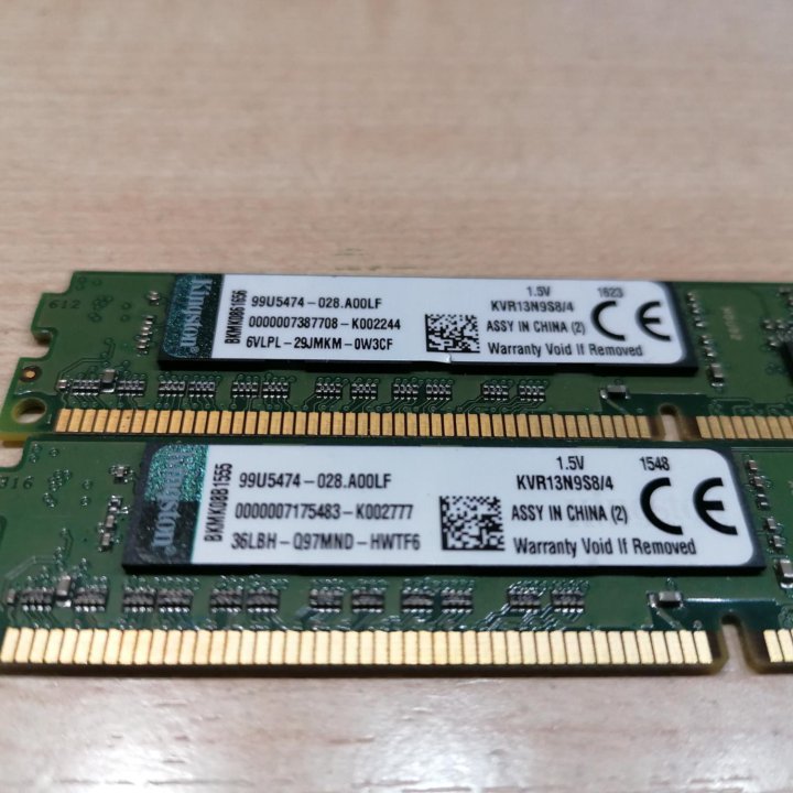 Kingston 8GB(2x4GB) DDR3 PC3-10600 1333 MHz