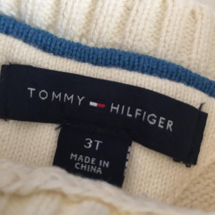 3-5 лет. Фирм.джемпер для мальчика”TOMMY-HILFIGER”