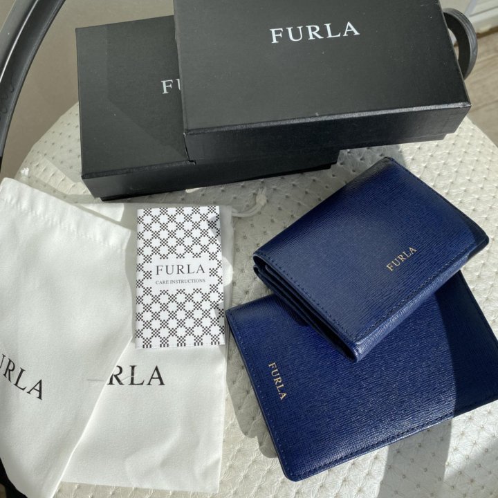 Кошелёк и обложка д/паспорта Furla новые оригинал