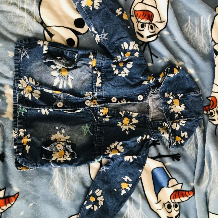 Джинсовая курточка на девочку