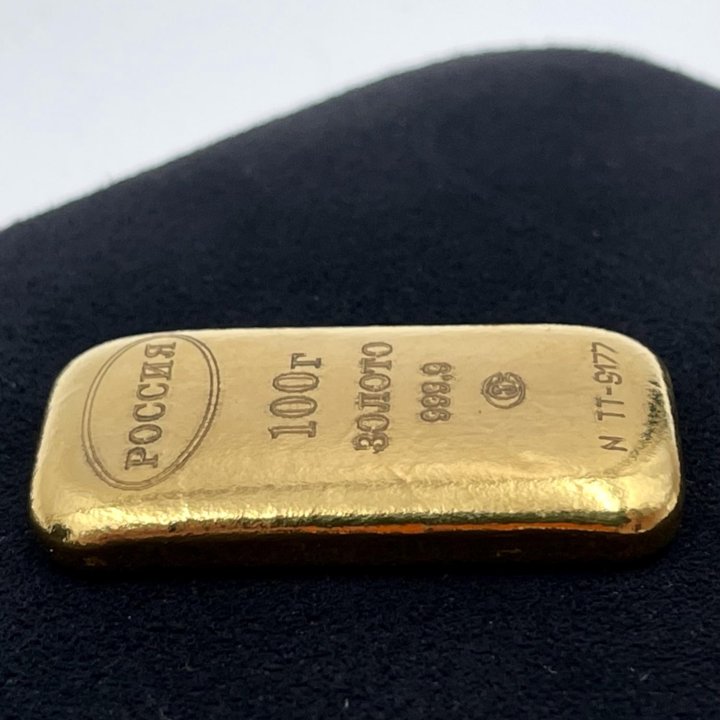 Золотой слиток 100 гр