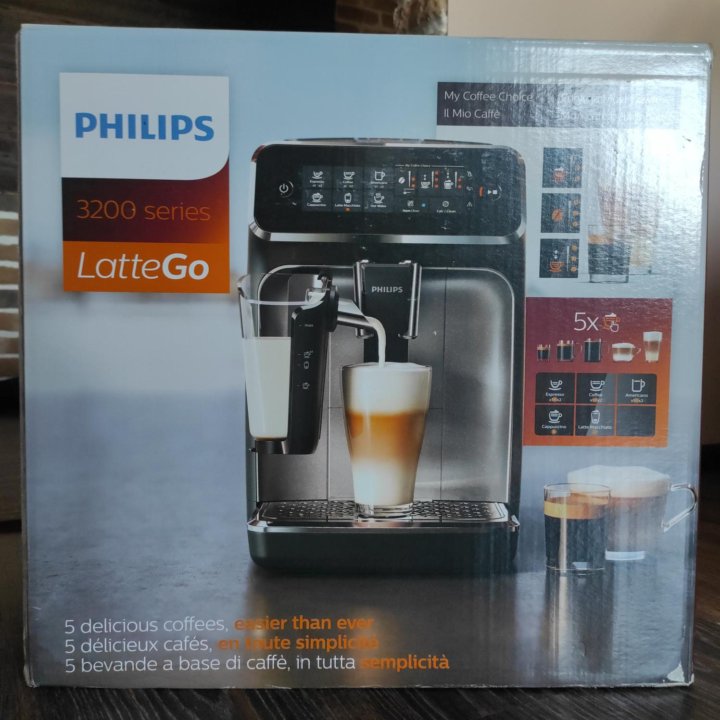 Кофемашина Philips Series 3200 LatteGo