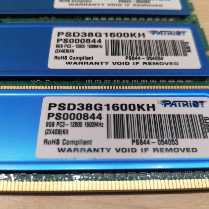 Patriot 16GB(4x4GB) DDR3 PC3-12800 1600 MHz