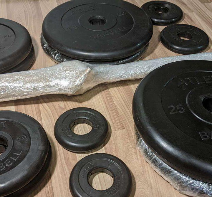 ???? Олимпийская140кг штанга с блинами MB Barbell