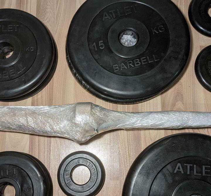 ???? Олимпийская140кг штанга с блинами MB Barbell