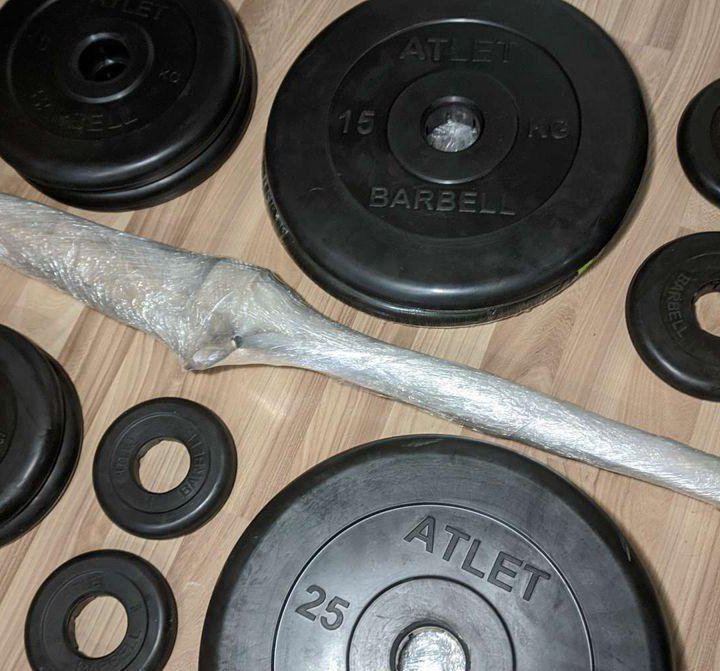 ???? Олимпийская140кг штанга с блинами MB Barbell