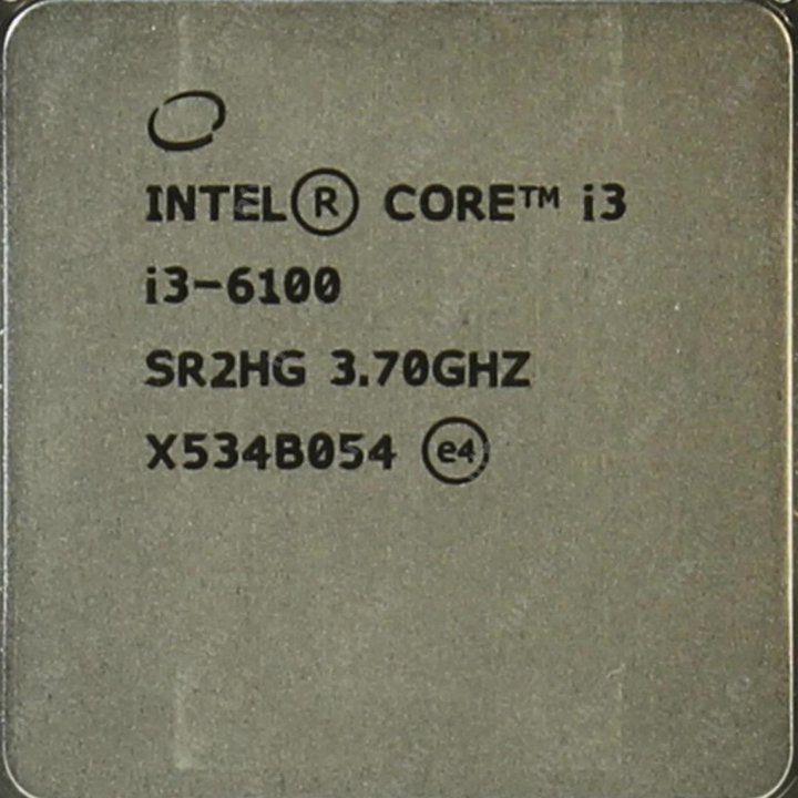 Процессор Intel Core i3-6100 LGA1151, 2 x 3700 МГц